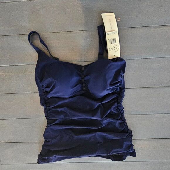 Profile by Gottex Womens Standard Keyhole Scoop Neck Tankini Top Swimsuit Size 8 - Picture 6 of 11